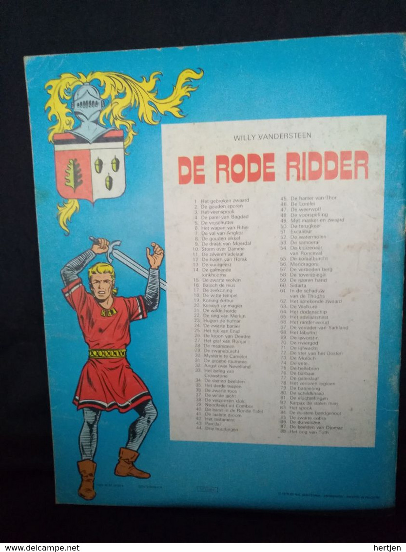 Het Oog Van Toth / Druk 1, De Rode Ridder 88 - Rode Ridder, De