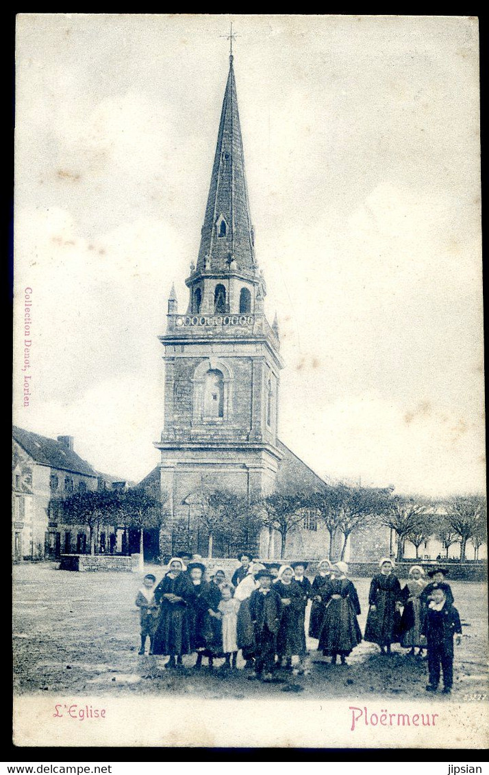 Cpa Du 56 Ploërmeur Ploemeur -- L' église  FEV22-16 - Ploemeur