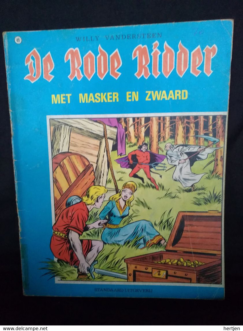 Met Masker En Zwaard, De Rode Ridder 49, 1977 - Rode Ridder, De