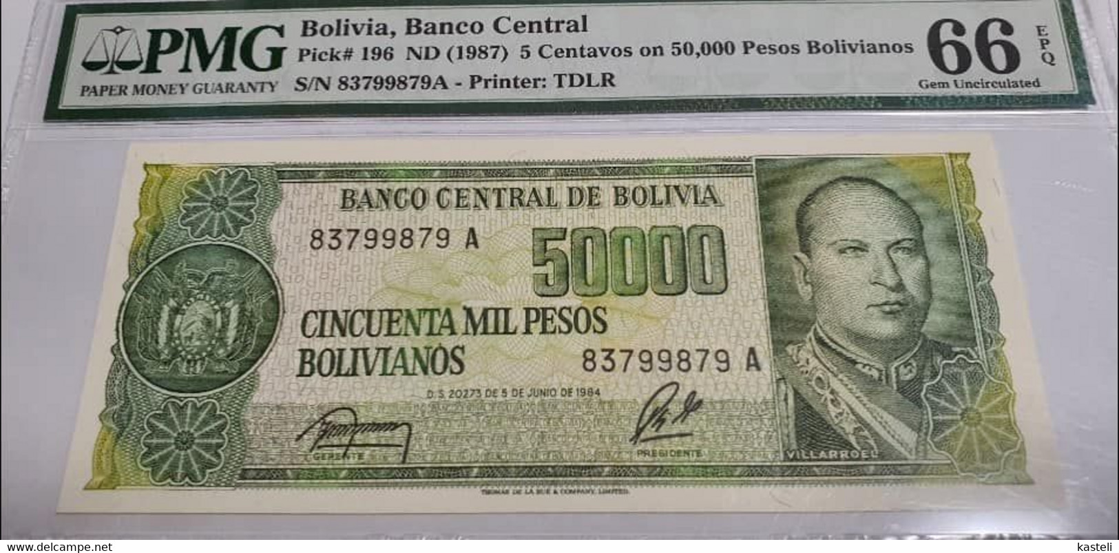 Jamaica,5$ - Canada 2$ - Nea Zealanda 3$ -  Bolivia .5 Centavos or 50 000 Pesos, Bolivia 1987  lot of 4  gradate bilete