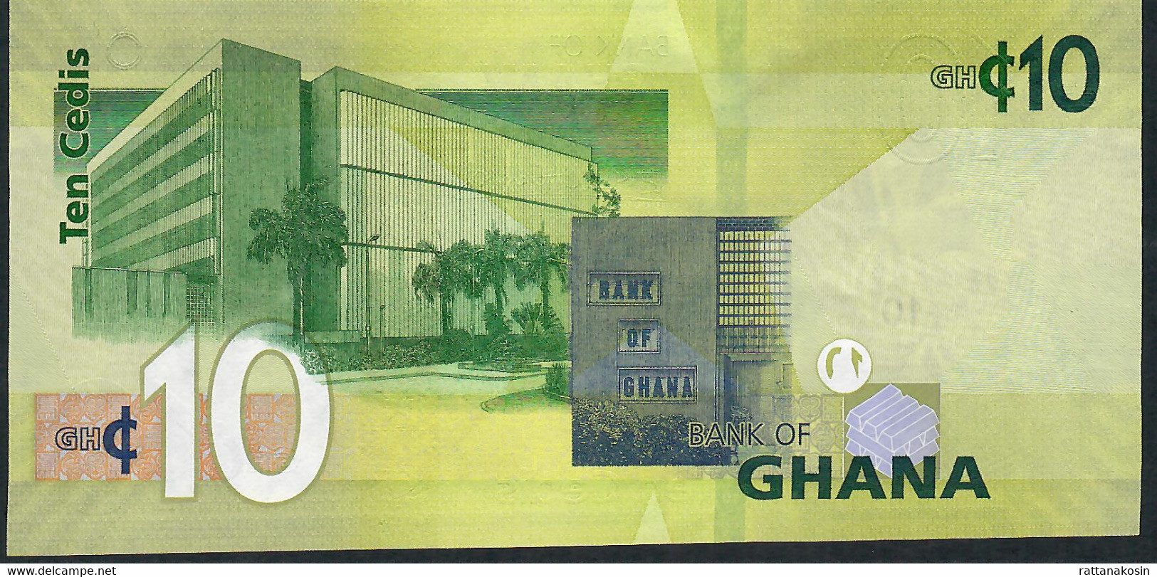 GHANA P47 10 CEDIS 4.3.2019 #VQ      UNC. - Ghana
