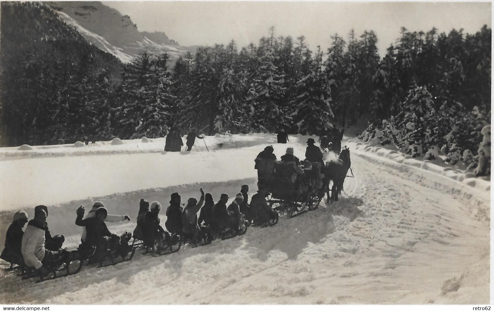 BEVERS → Tayling-Party, Schlittentaxi Anno 1934 - Bever