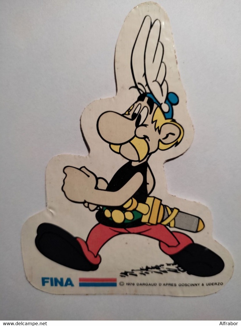 ASTERIX Autocollant FINA 1976 Dimensions 10 X 10 Cm - Aufkleber