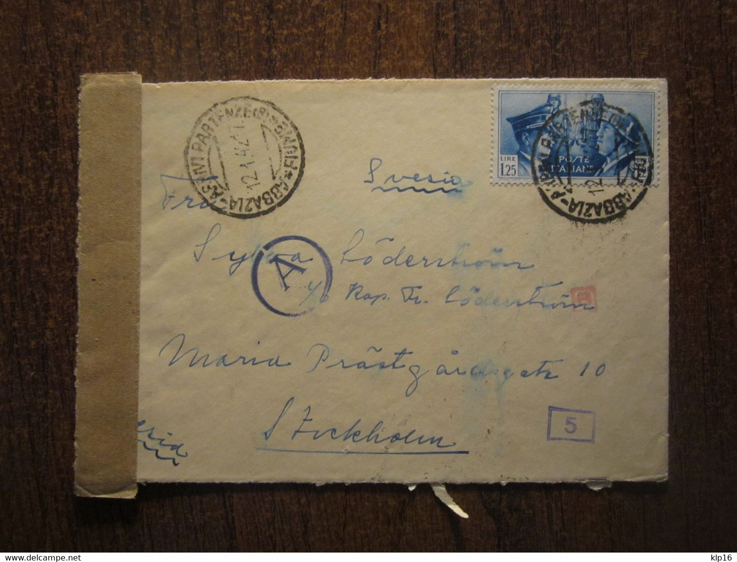 1942 CENSORED ITALY FIUME COVER - Joegoslavische Bez.: Fiume