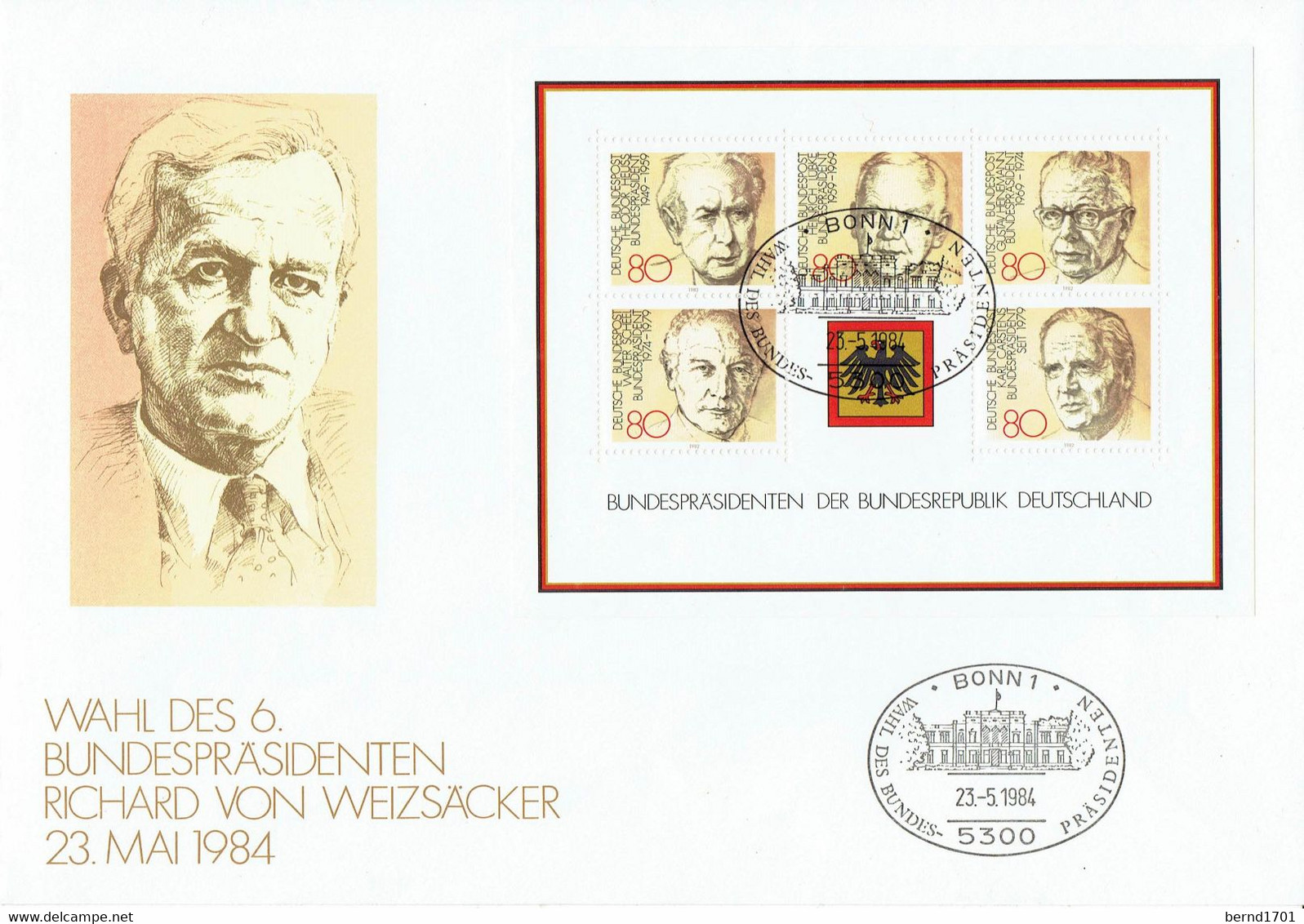 Germany - Mi-Nr Block 18 Sonderstempel / Special Postmark (B1850)- - 1981-1990