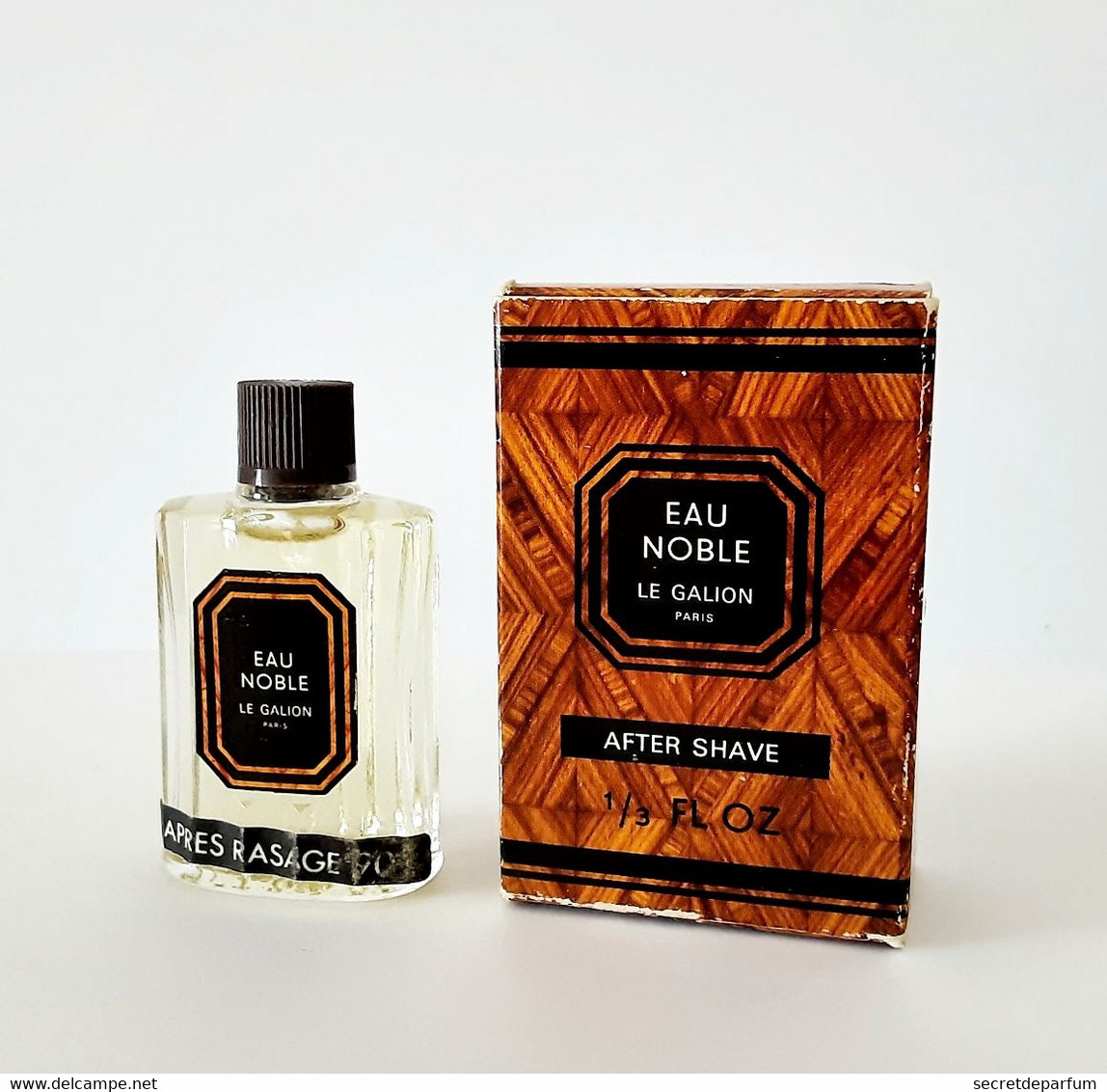 Miniatures De Parfum  EAU NOBLE  After Shave  De LE GALION 9 Ml + Boite - Miniatures Men's Fragrances (in Box)