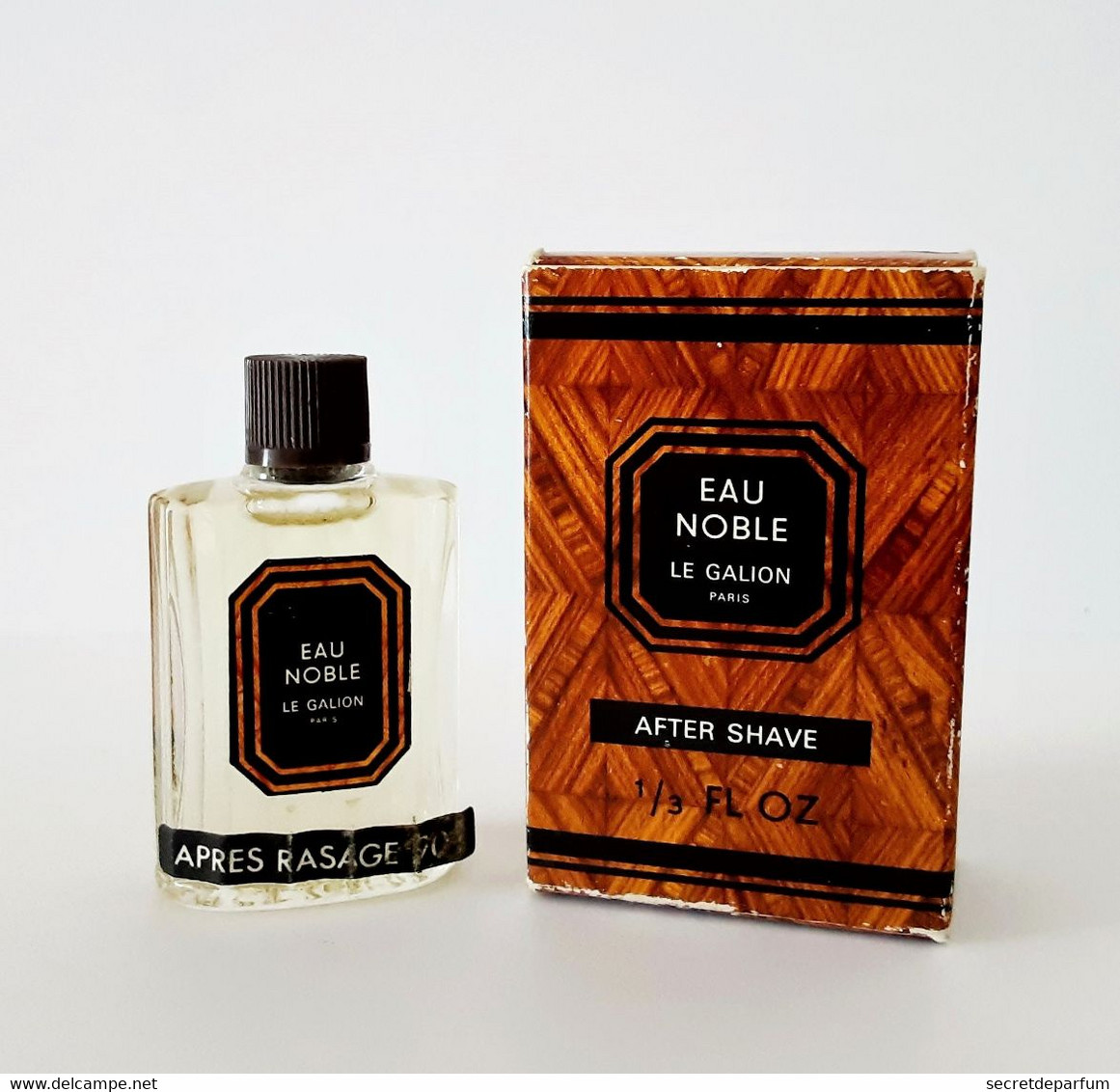 Miniatures De Parfum  EAU NOBLE  After Shave  De LE GALION 9 Ml + Boite - Mignon Di Profumo Uomo (con Box)
