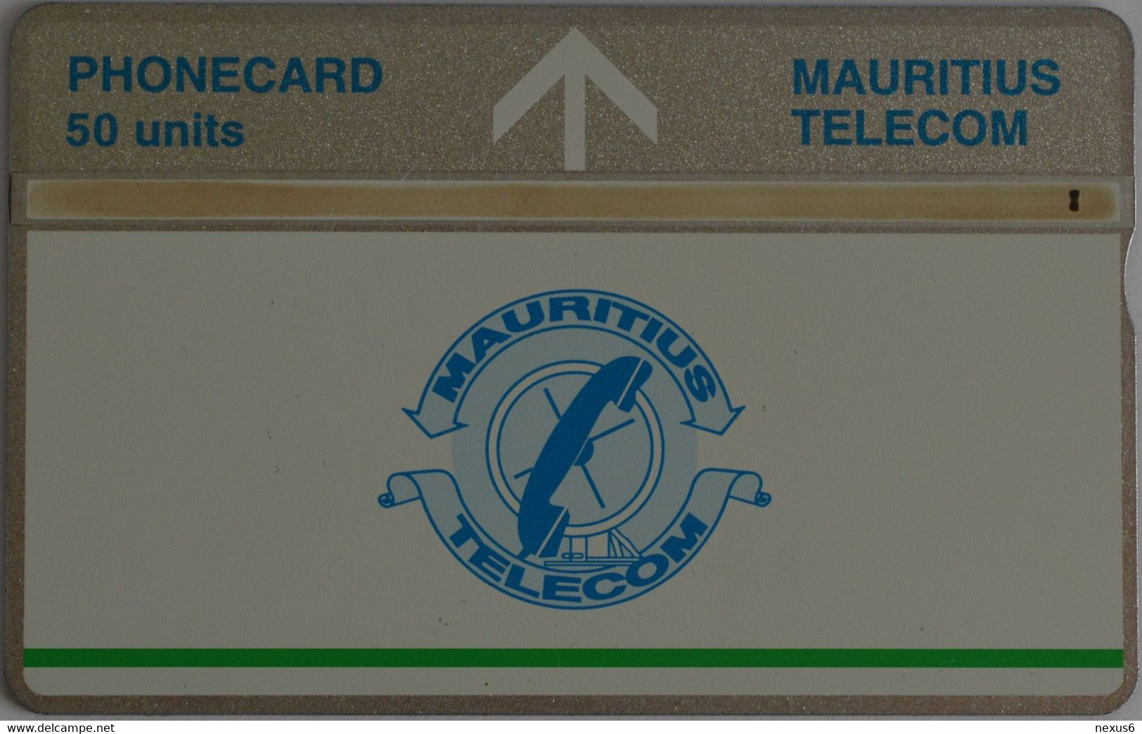 Mauritius - L&G - Telecom's Logo - With Green Line - 709D - 09.1997, 50Units, 20.000ex, Used - Mauritius