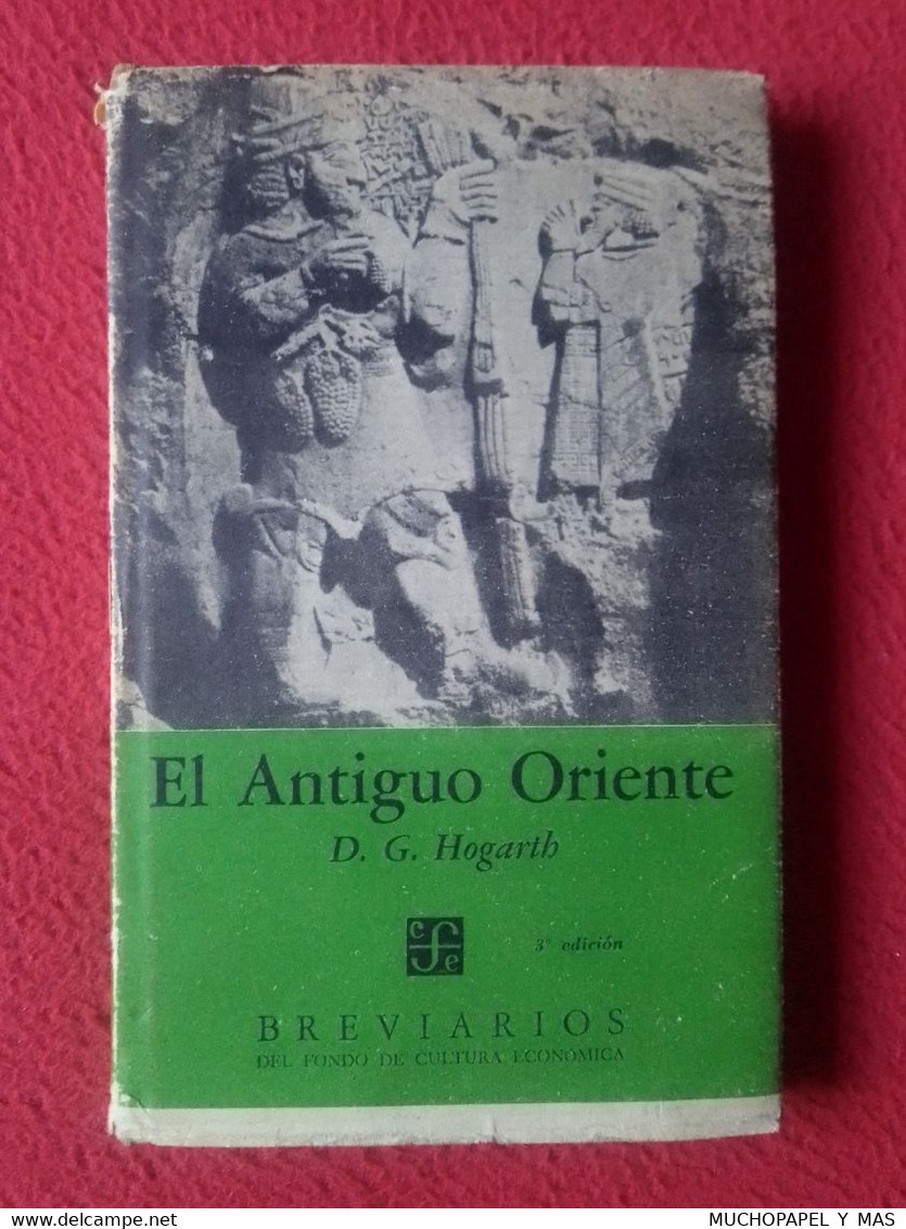 LIBRO 49 EL ANTIGUO ORIENTE DE D. G. HOGARTH 3ª EDICIÓN 1965 BREVIARIOS DEL FONDO CULTURA ECONÓMICA. EFE, VER FOTOS..... - Geschiedenis & Kunst