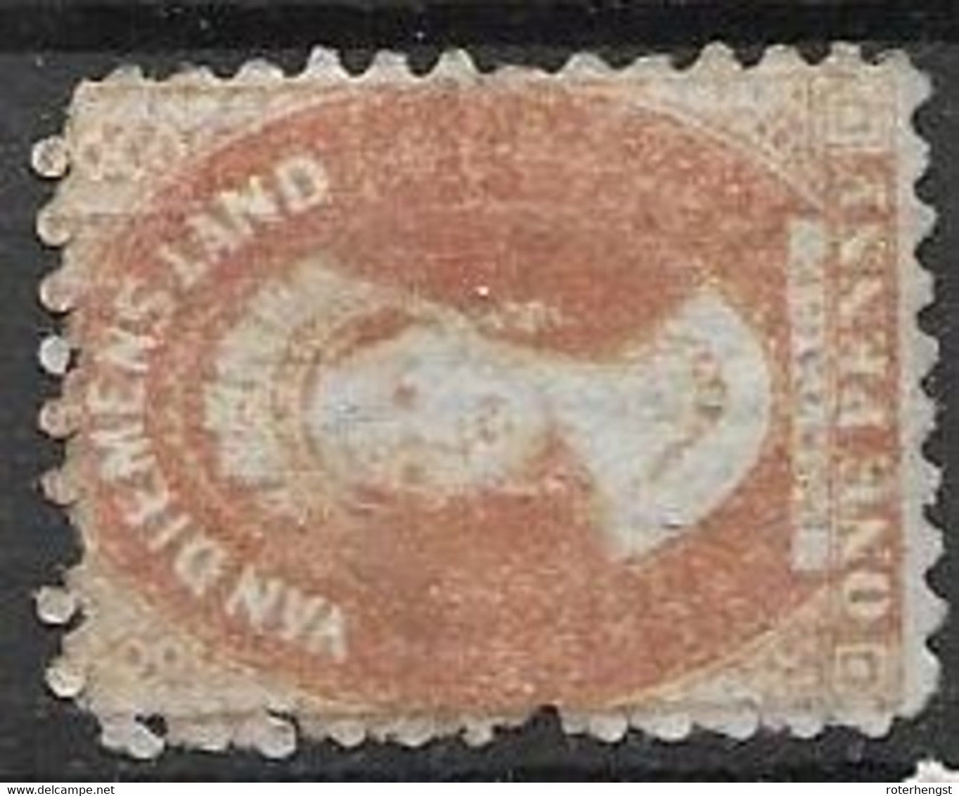 Tasmania Mint No Gum (good Perf On Top And Left, The Others Are Not Pulled Out) 1864/71 (90 Euros) - Ungebraucht