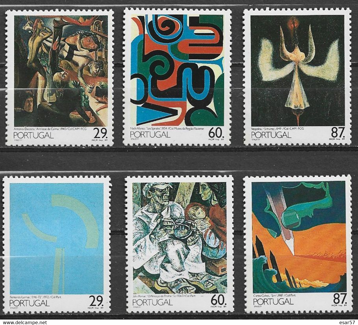 PORTUGAL Ensemble De 2 Lots De Timbres Neufs N° 1 Avec Charnières Et N° 2 Neufs ** - Sonstige & Ohne Zuordnung