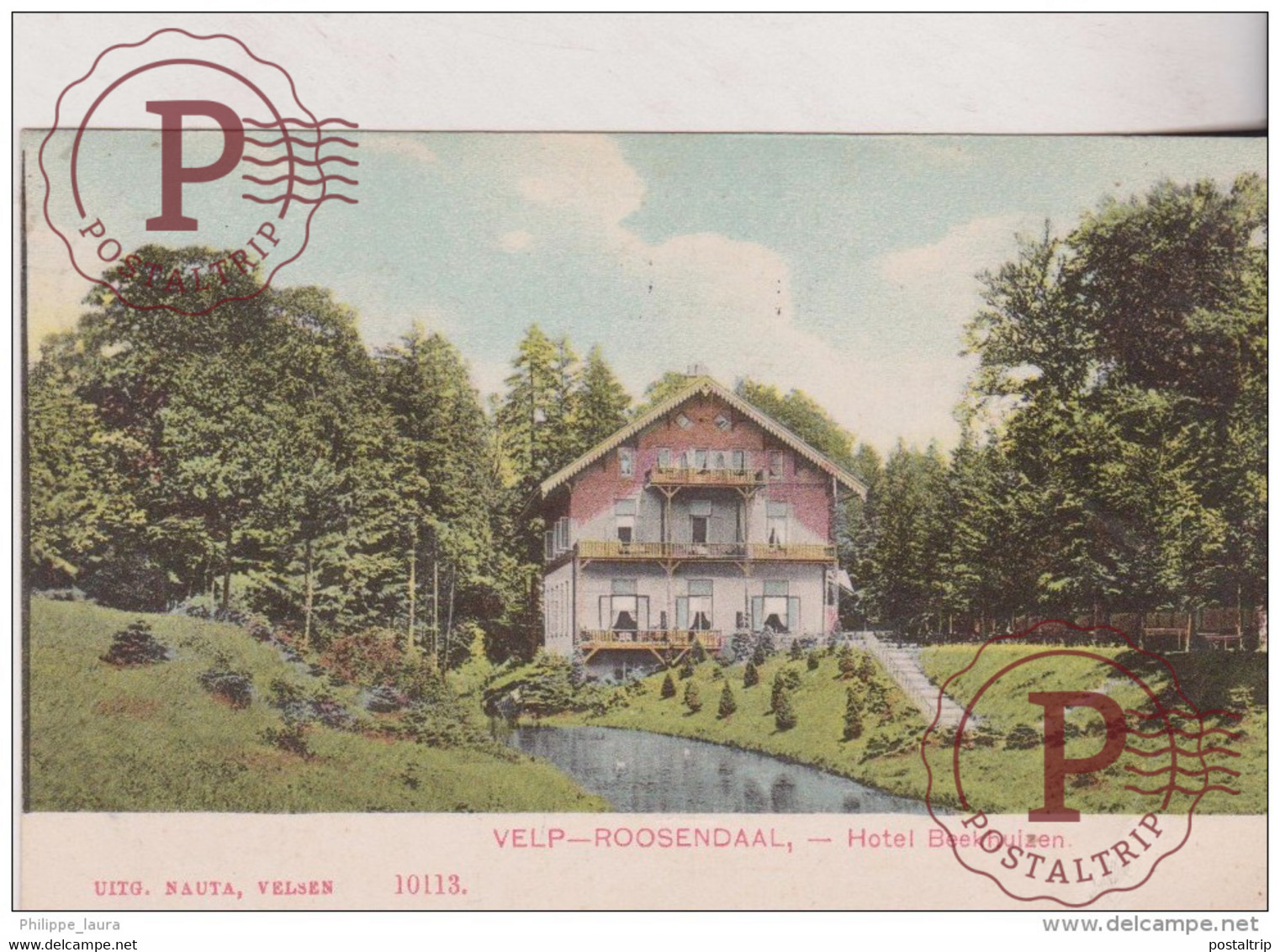 1911  Hotel  BEEKHUIZEN   Roosendaal  Velp - Velp / Rozendaal