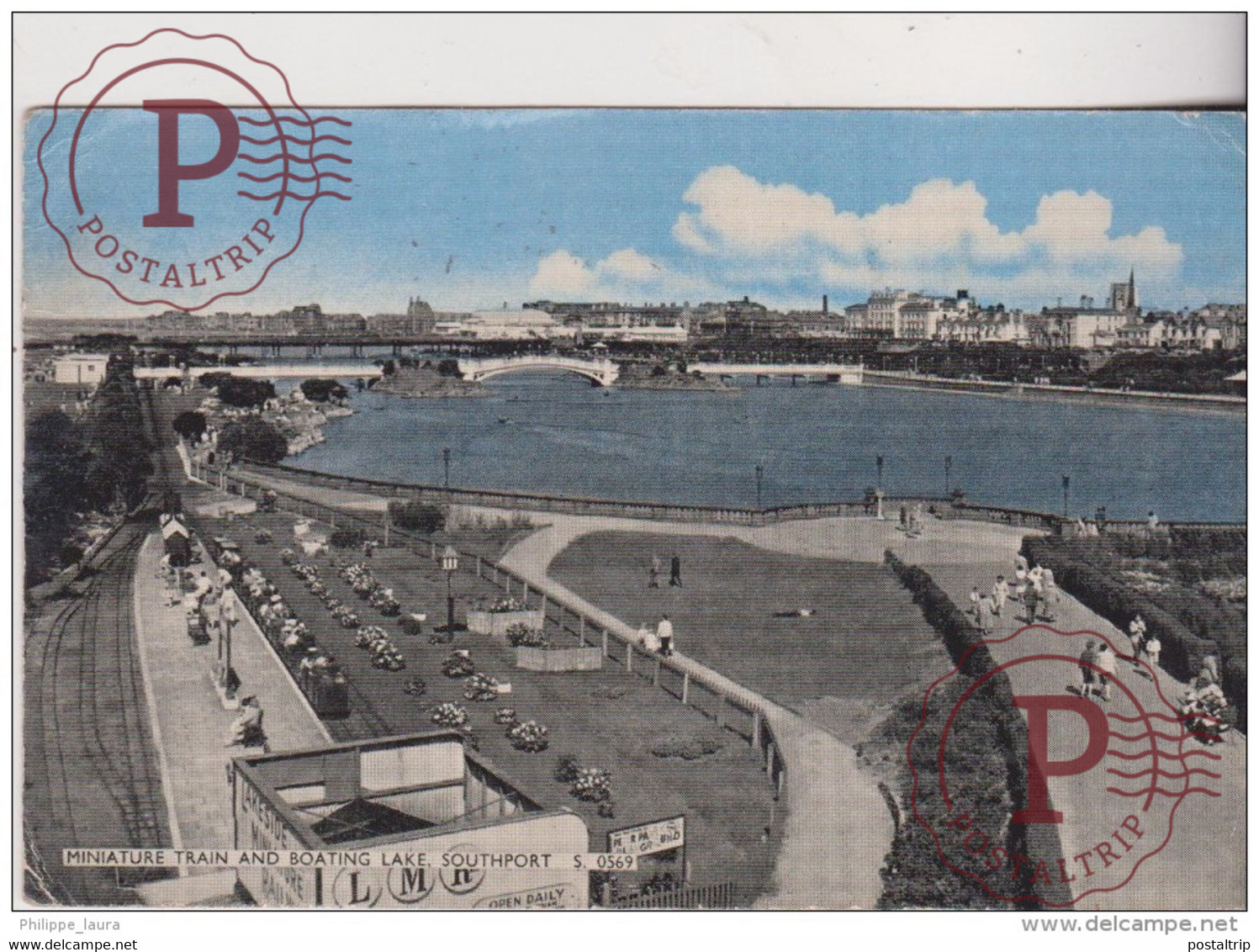 Minature Train And Boat Lake Southport - Southport