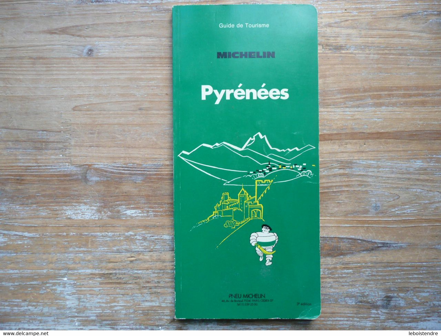 PYRENEES MICHELIN 1982  GUIDE DE TOURISME PNEU MICHELIN 3E EDITION - Michelin (guides)