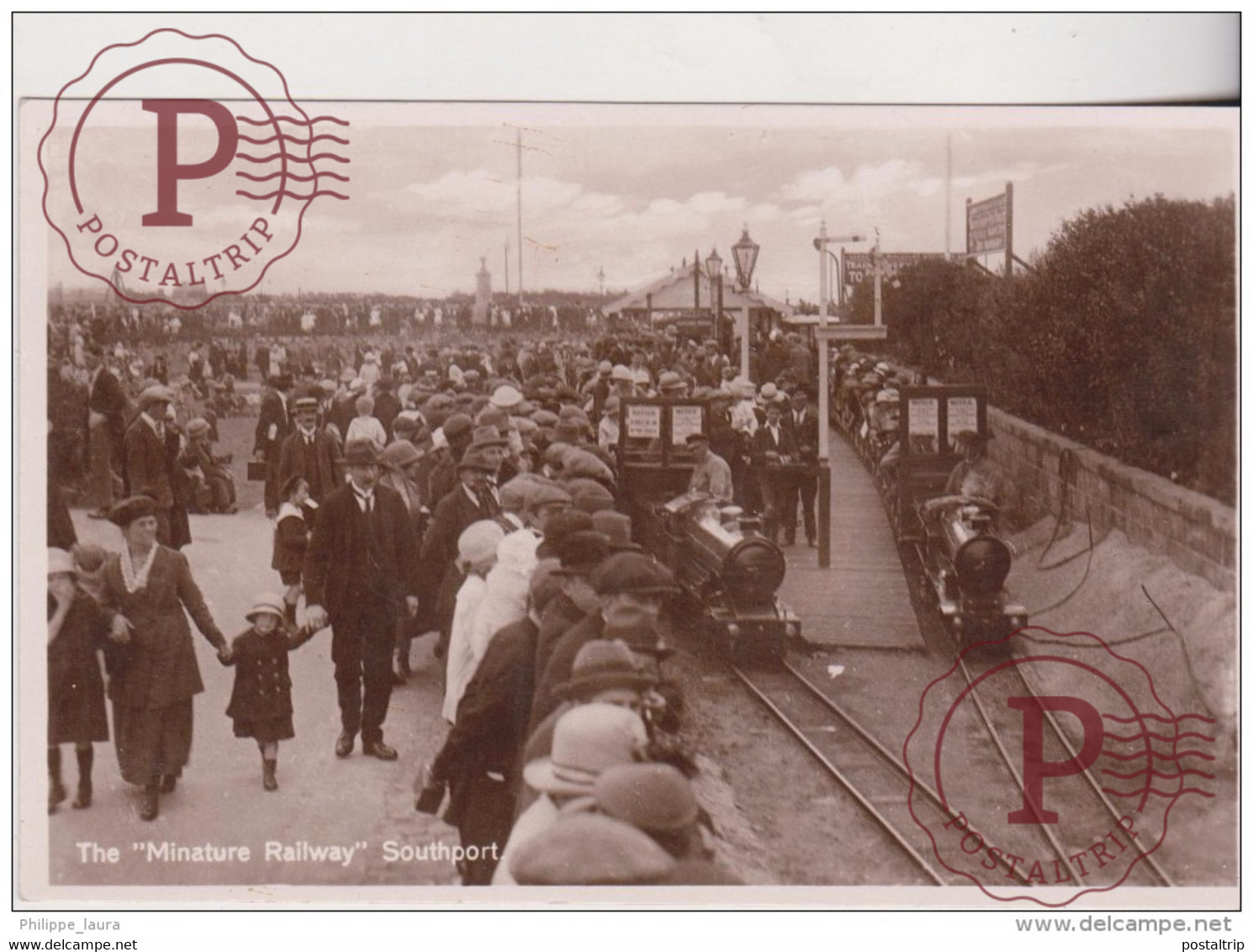 The Minature Railway 1928   SOUTHPORT, Lancashire, England, United Kingdom Real Photograph - Southport