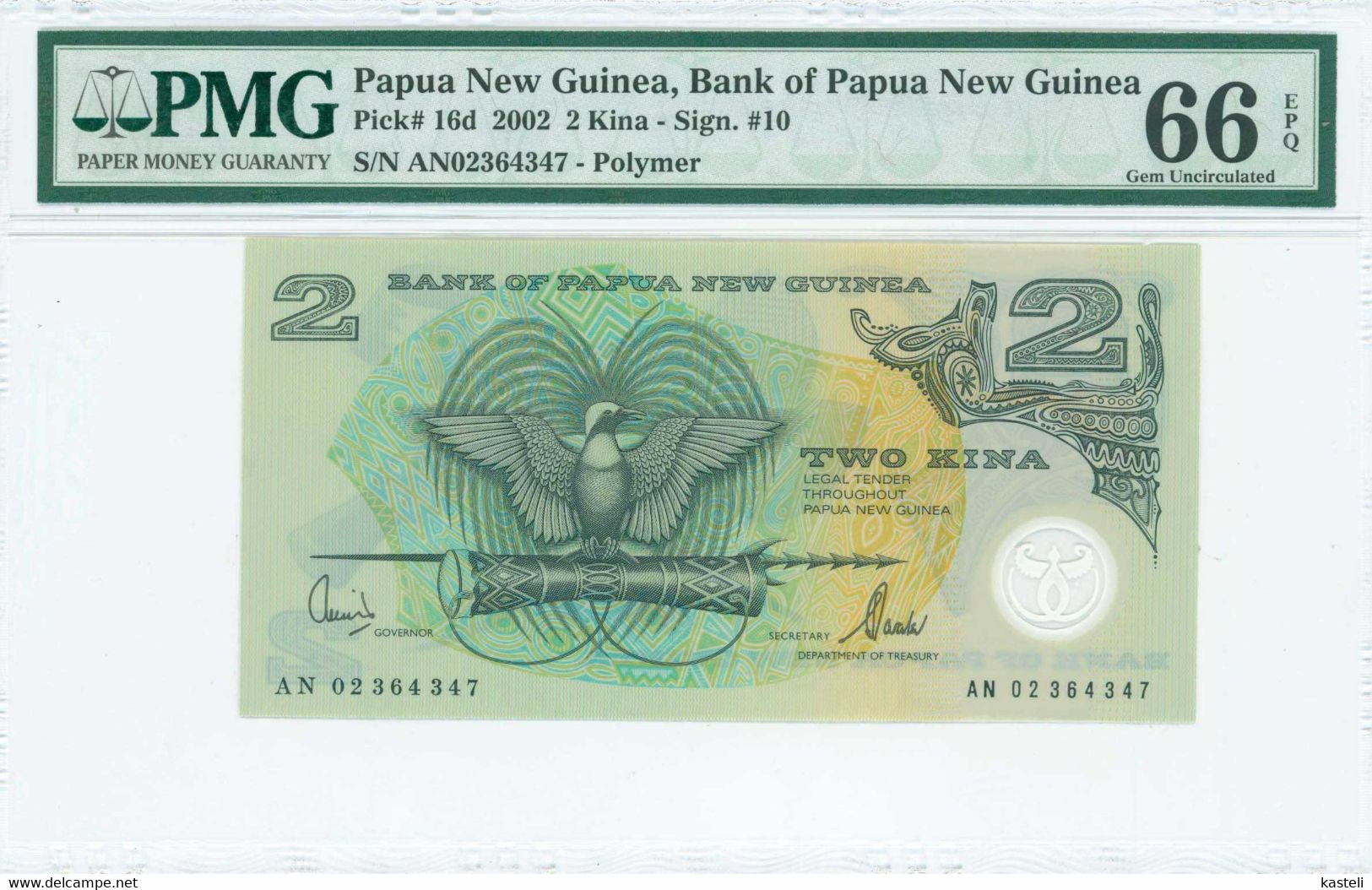 PAPUA NEW GUINEA 2 Kina (2002) - Papouasie-Nouvelle-Guinée