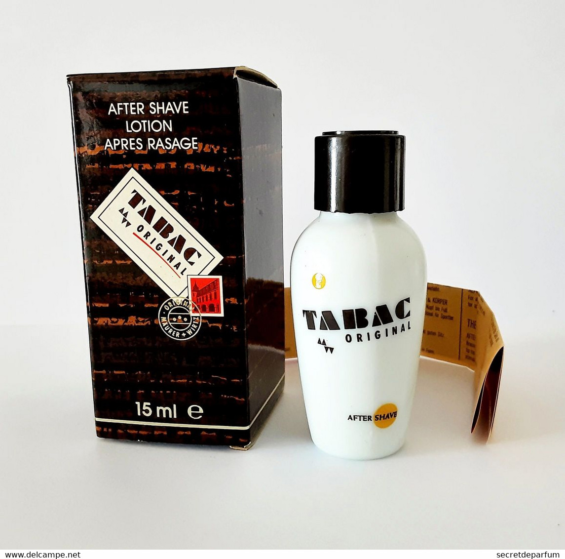 Miniatures De Parfum TABAC ORIGINAL  After Shave Lotion Après Rasage 15 Ml + Boite - Miniatures Men's Fragrances (in Box)