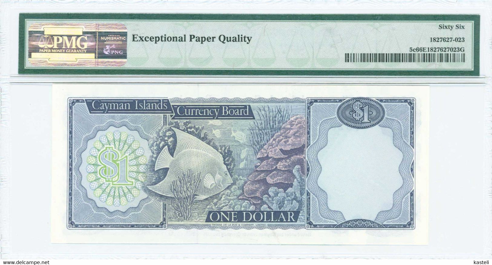 CAYMAN ISLANDS 1 Dollar (Law 1974 - ND 1985) - Kaimaninseln