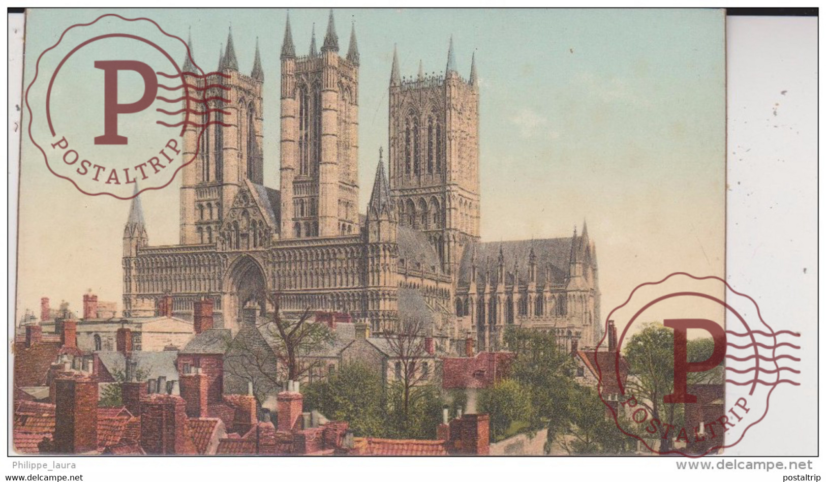 LINCOLN CATHEDRAL. GREAT NORTHERN RAILWAY CATHEDRAL SERIES - Lincoln