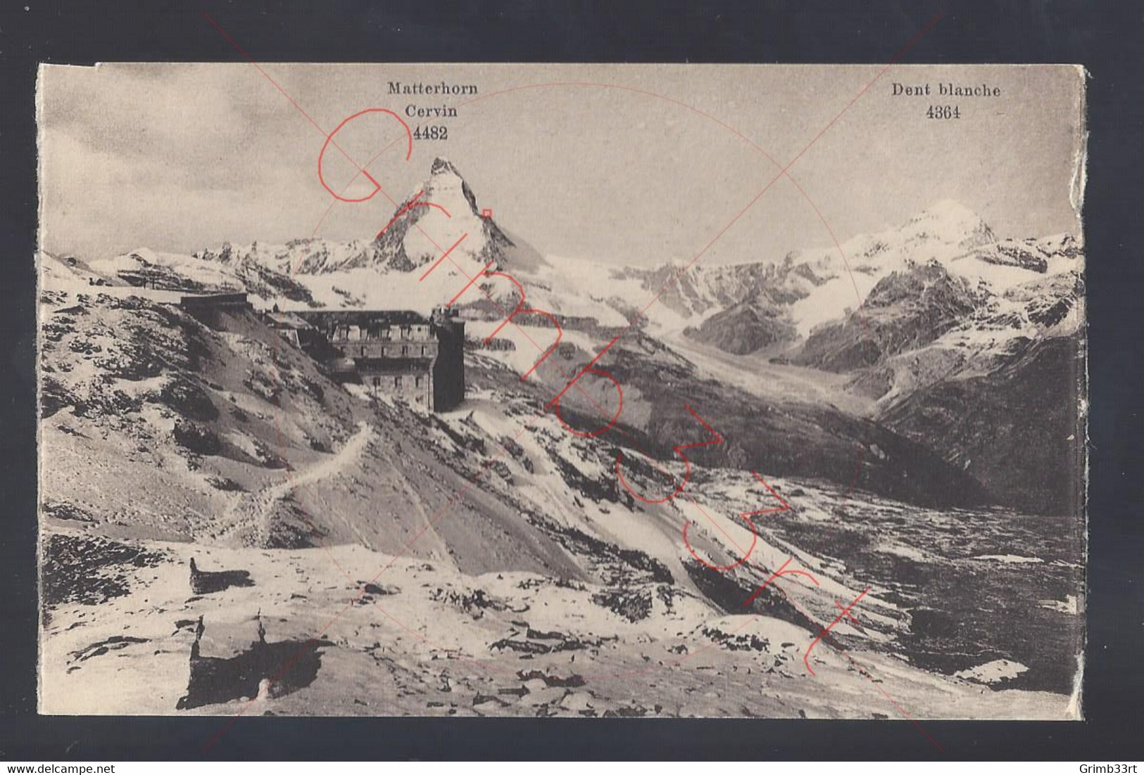 Matterhorn Et Dent Blanche - Postkaart - Matt