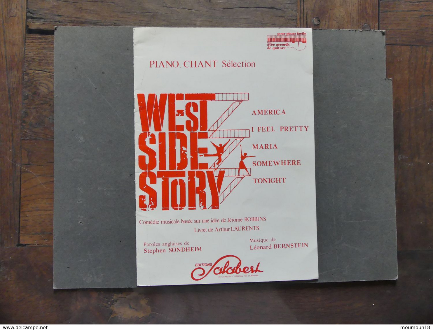 West Side Story 1986 Salabert Paroles Françaises - Compositeurs De Comédies Musicales