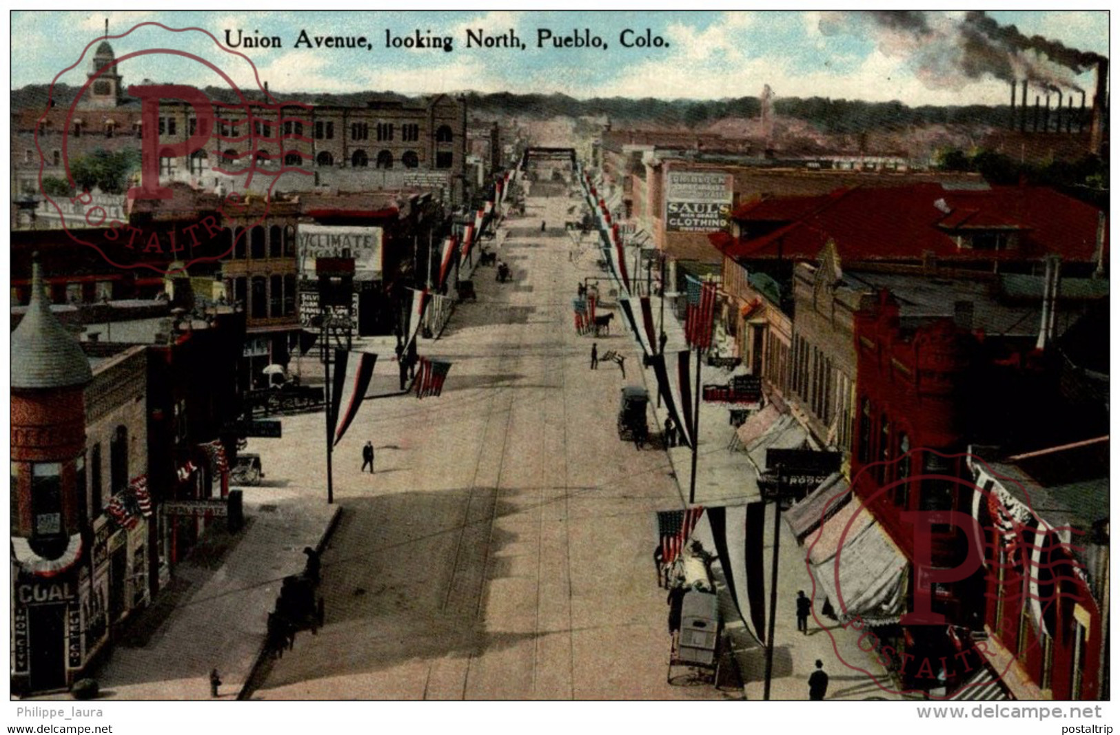 Colorado Pueblo Looking  North Union Avenue - Pueblo