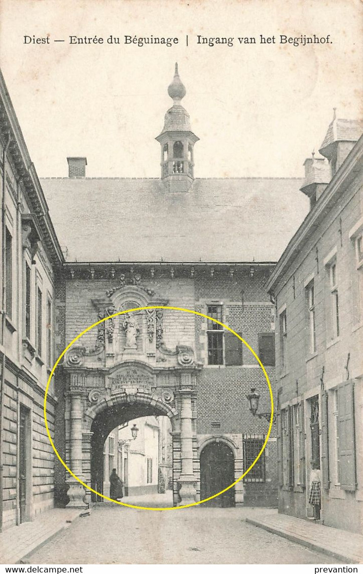 DIEST - Entrée Du Béguinage - Ingang Van Het Begijnhof - Carte Circulé En 1913 - Diest