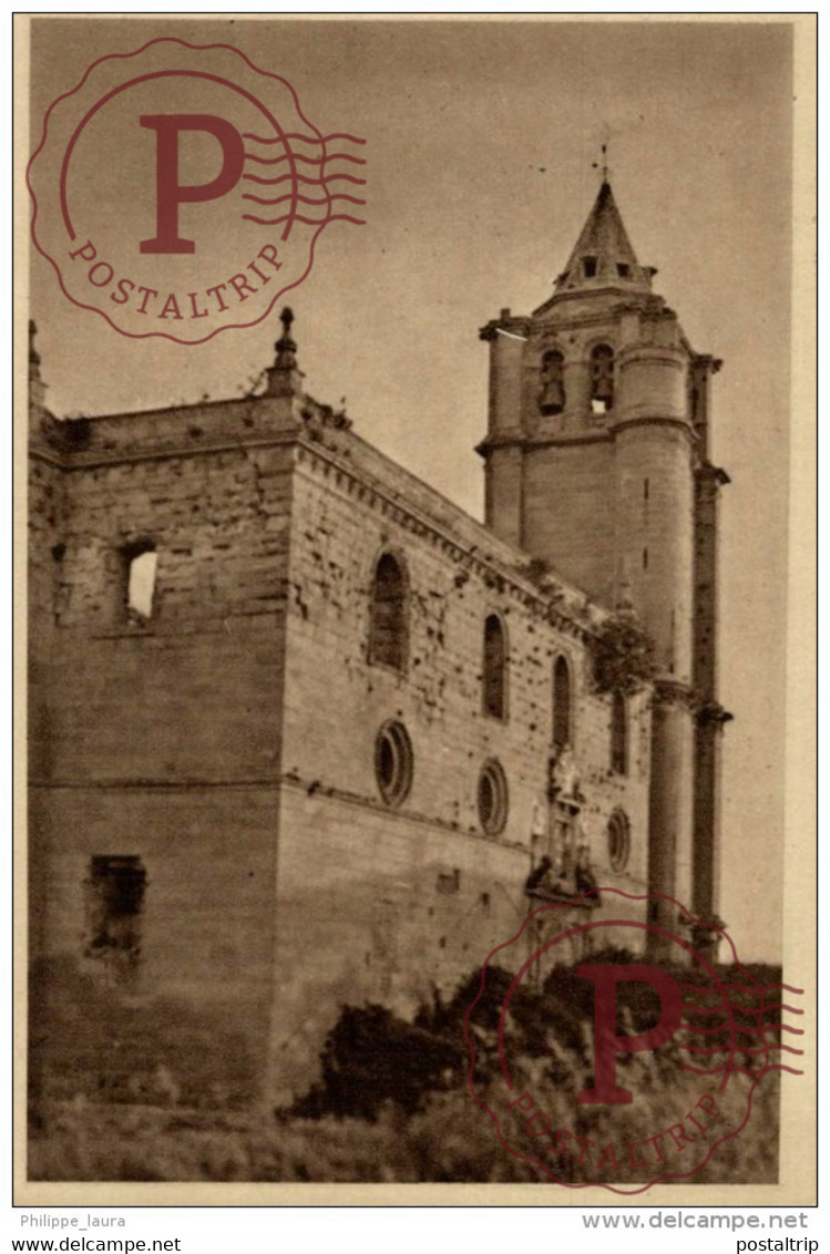 ALCALA LA REAL. ANTINGUA IGLESIA ABACIAL DE SANTA MARIA DE LA MOTA, INCENDIADA POR LOS FRANCESES 1808 - Jaén