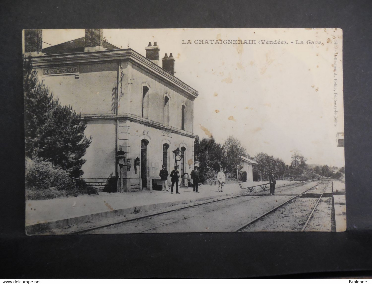 CPA - La Chataigneraie - La Gare - La Chataigneraie