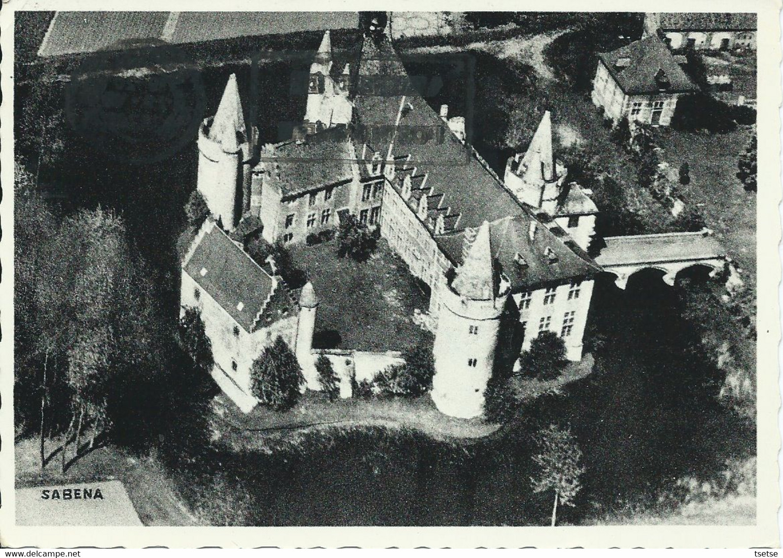 Laarne - Feodaal Kasteel - Luchtopname - Foto SABENA - 1970 ( Verso Zien ) - Laarne