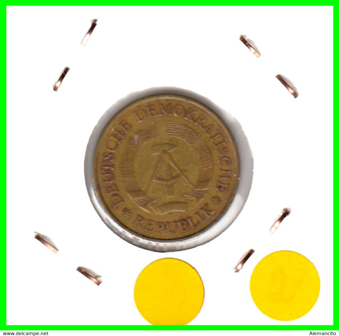 ( GERMANY ) AÑO 1969 REPUBLICA DEMOCRATICA DE ALEMANIA ( DDR ) MONEDAS DE 20 PFENNING - 20 Pfennig