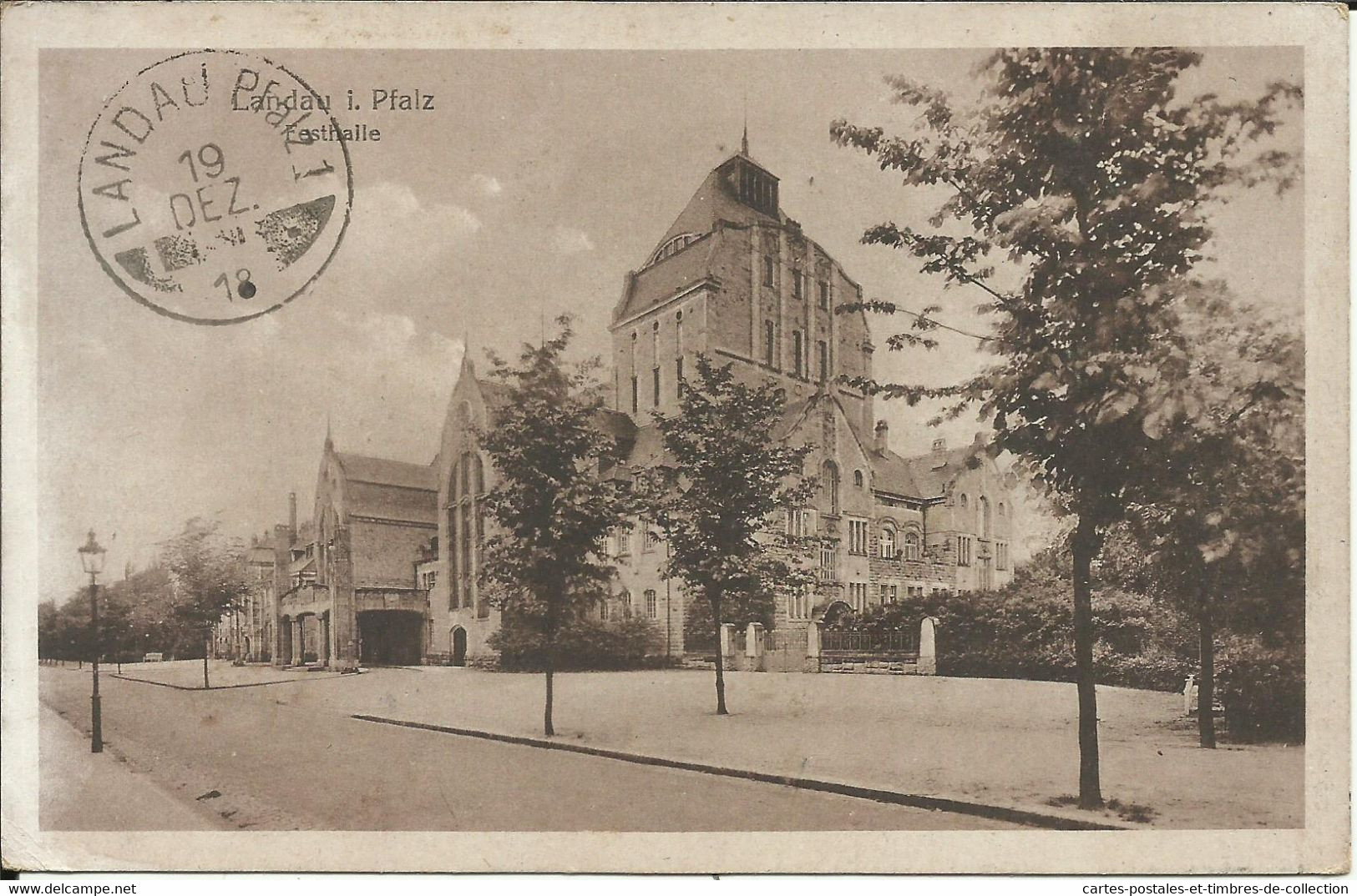 LANDAU I. Pfalz , Festhalle , 1918 , µ - Landau