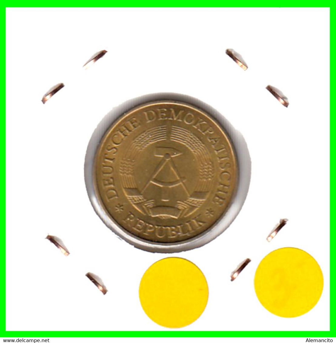 ( GERMANY ) AÑO 1984 REPUBLICA DEMOCRATICA DE ALEMANIA ( DDR ) MONEDAS DE 20 PFENNING CECA-A - 20 Pfennig