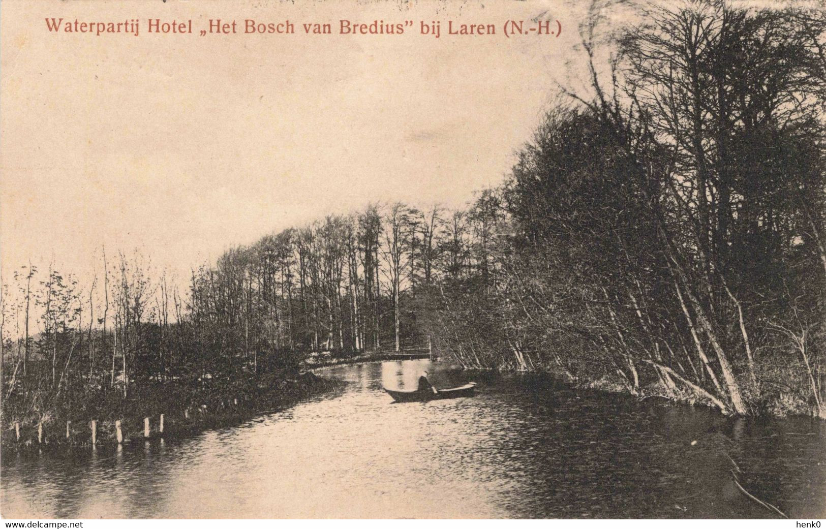 Laren Waterpartij Bij Het Hotel Bosch Van Bredius PM1745 - Laren (NH)