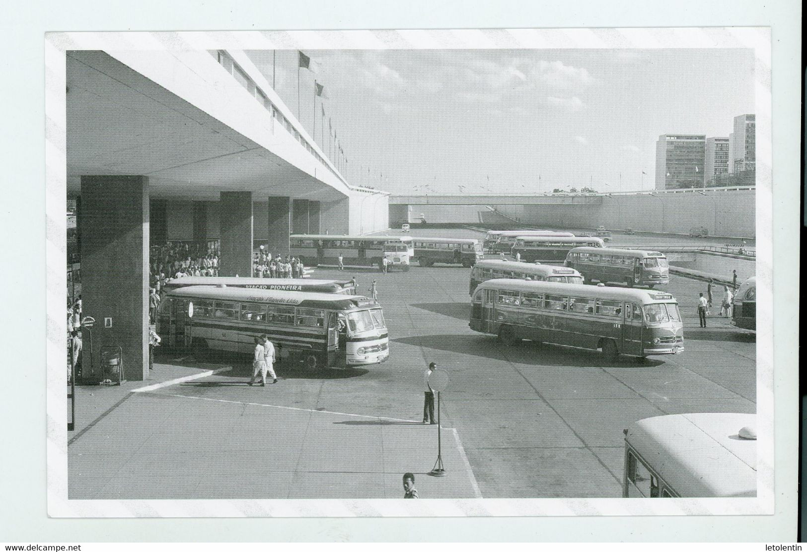 CPM: BRESIL - HISTORIA DE BRASILIA - TERMINAL DES BUS - Brasilia