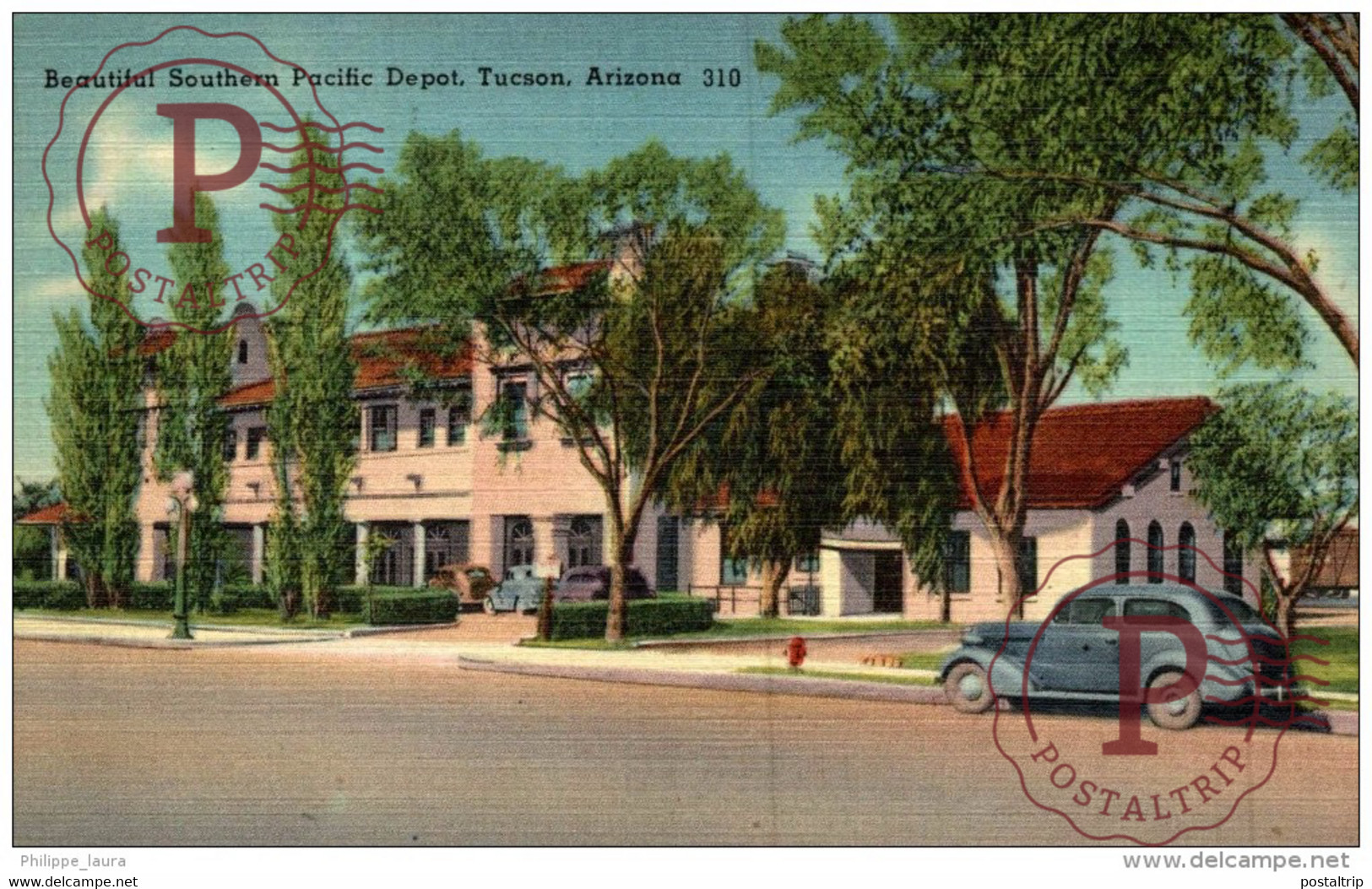 BEAUTIFUL SOUTHERN PACIFIC DEPOT, TUCSON, ARIZONA - Tucson