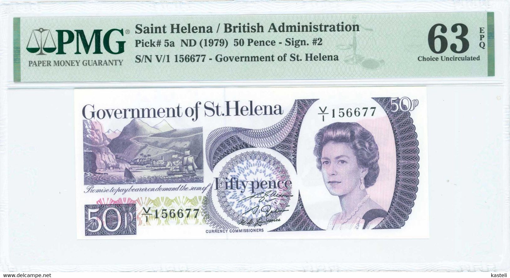 SAINT HELENA  50 Pence (ND 1979) - St. Helena