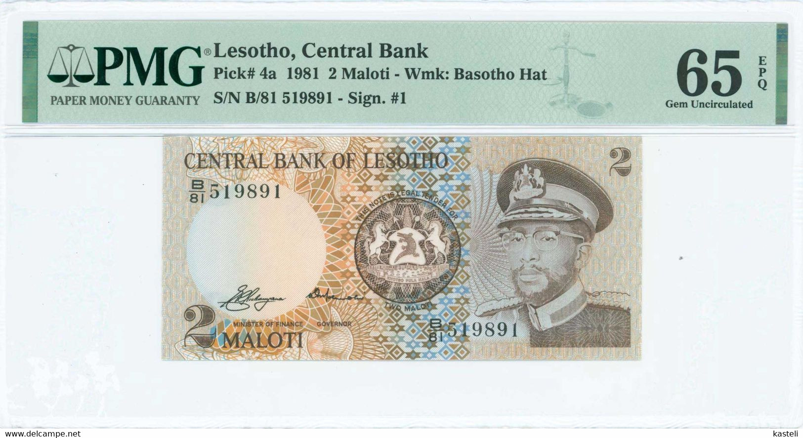 LESOTHO  2 Maloti (1981) - Lesoto