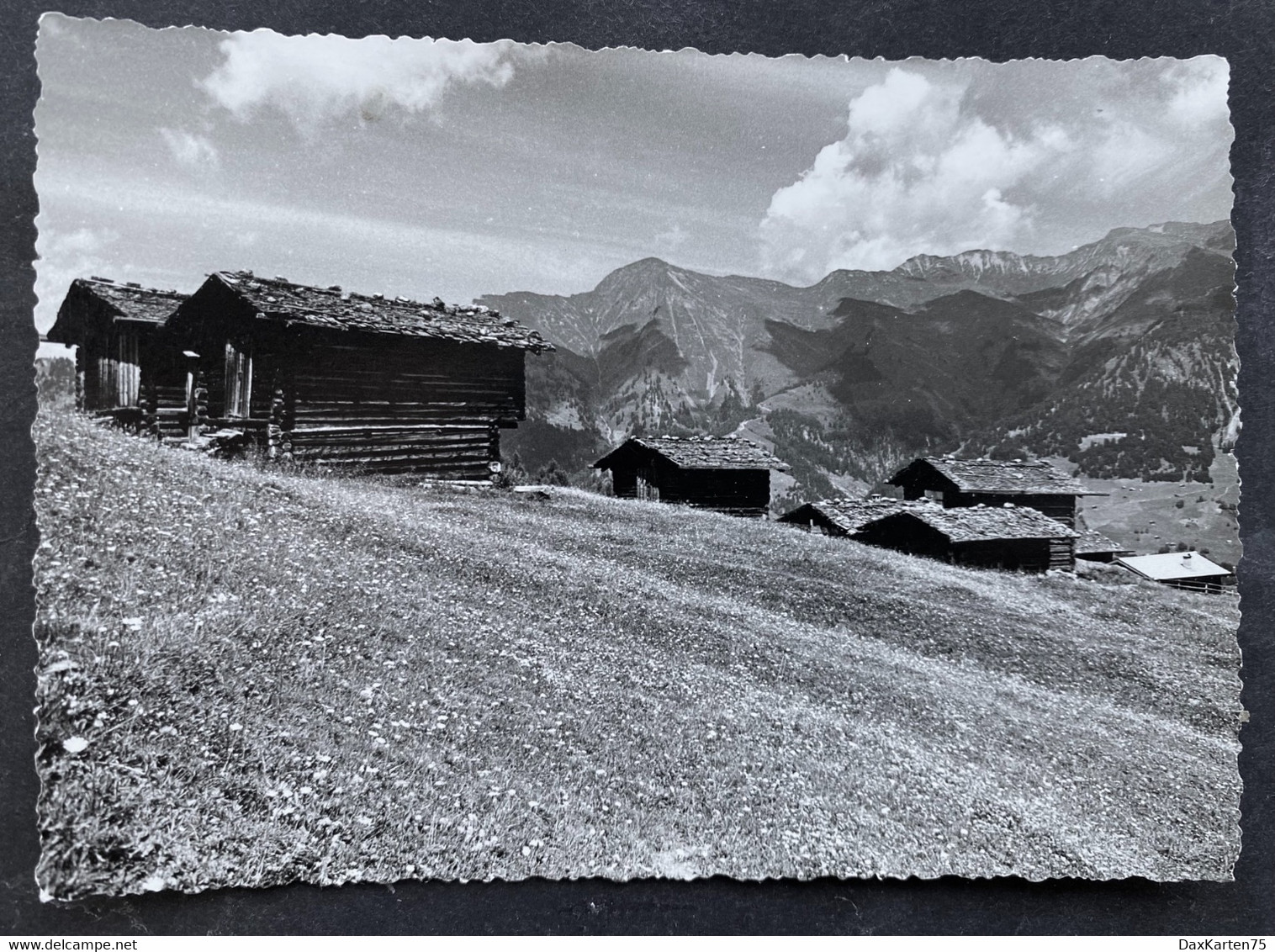 Bei Tschiertschen GR Hütten/ Fotokarte - Tschiertschen