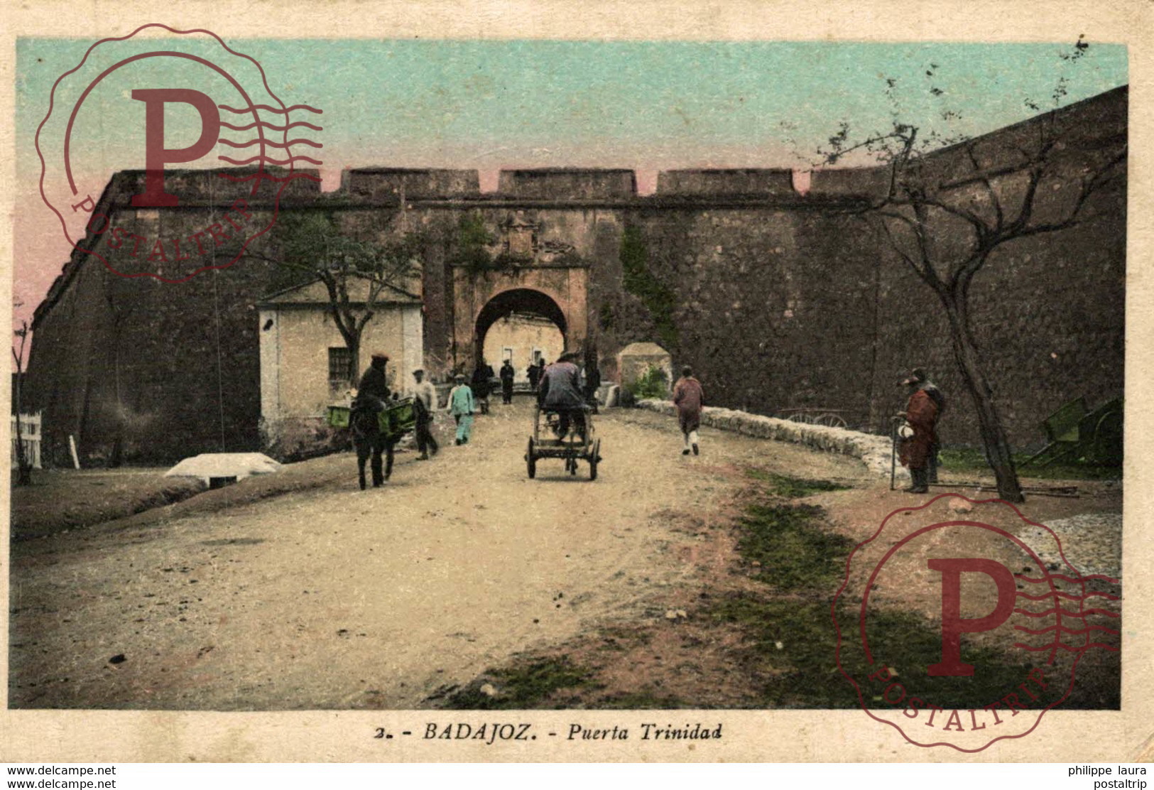 BADAJOZ. PUERTA TRINIDAD. L. ROISIN - Badajoz