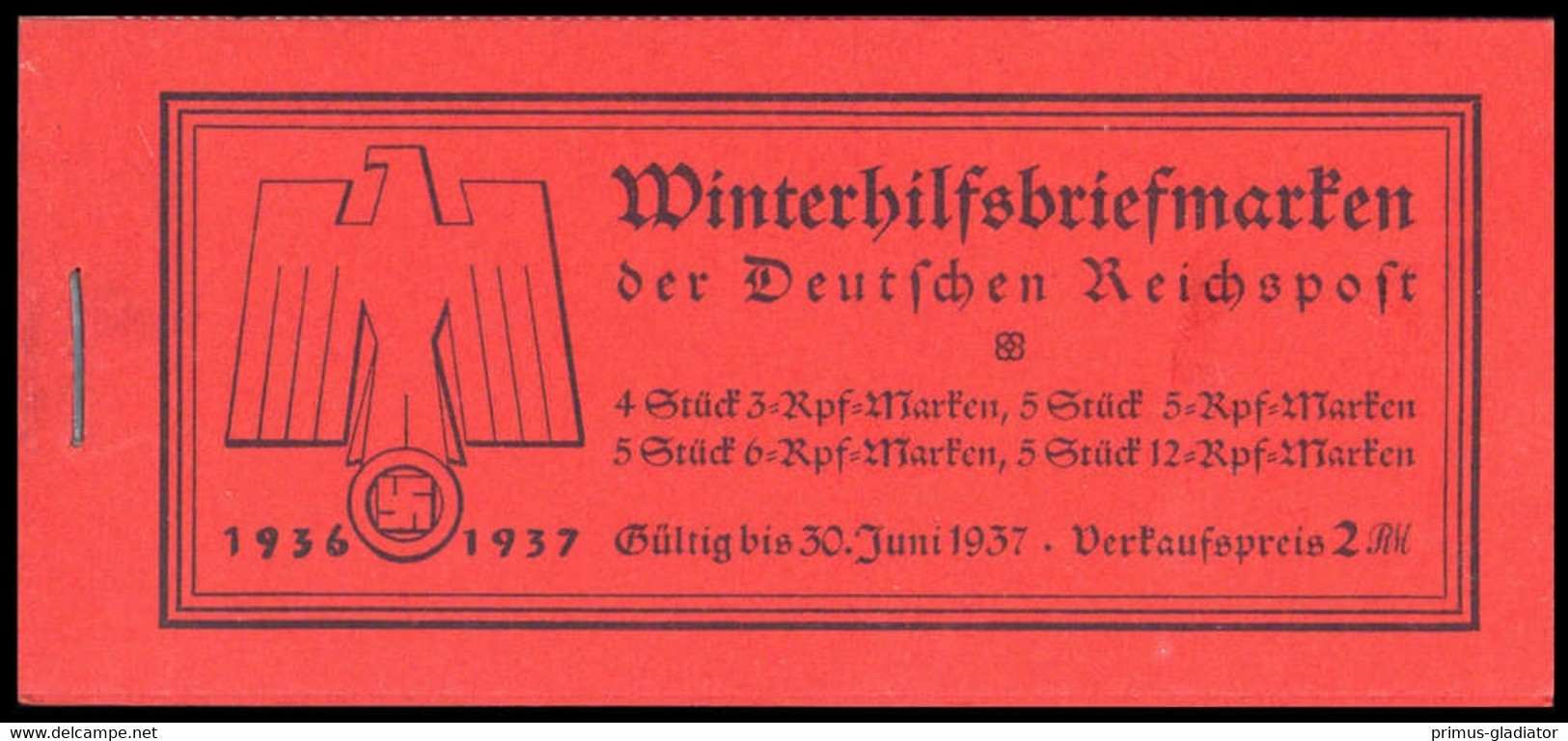 1936, Deutsches Reich, MH 43, ** - Postzegelboekjes