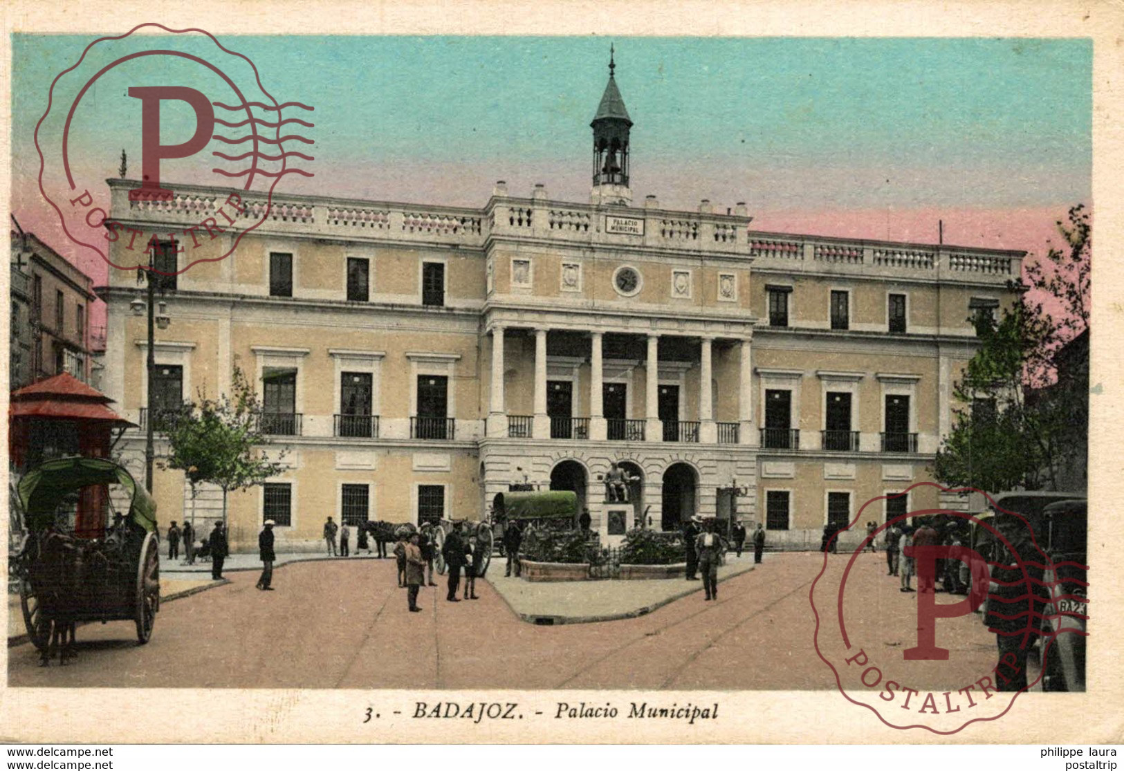 BADAJOZ. PALACIO MUNICIPAL. L. ROISIN - Badajoz