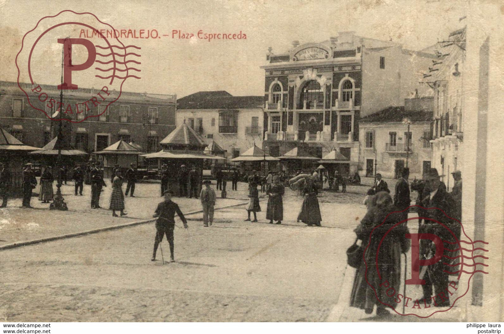 ALMENDRALEJO. (BADAJOZ) PLAZA ESPRONCEDA. FOT. L. SAUS VANDERMAN - Badajoz