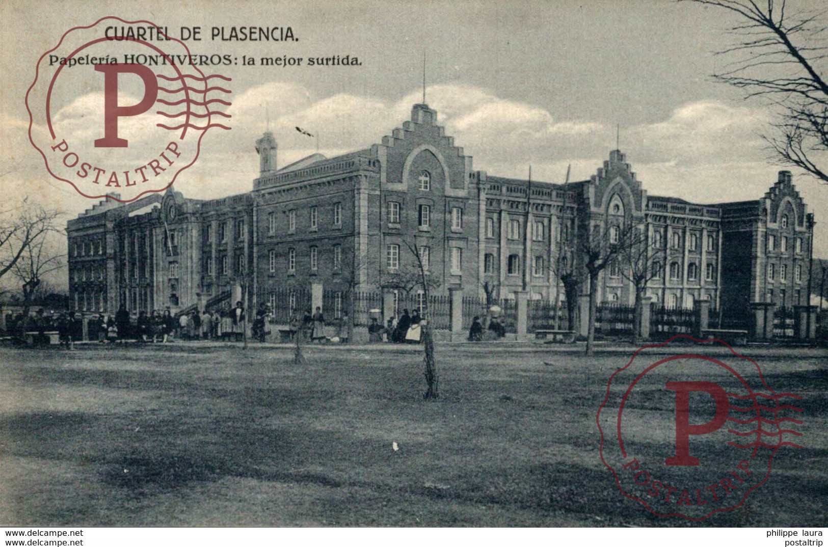 PLASENCIA (CACERES). CUARTEL DE PLASENCIA. - PAPELERIA HONTIVEROS - Cáceres