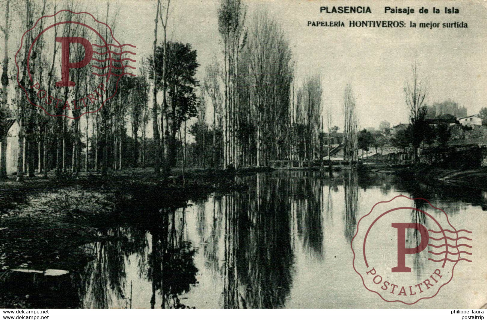 PLASENCIA (CACERES). PAISAJE DE LA ISLA. - PAPELERIA HONTIVEROS - Cáceres