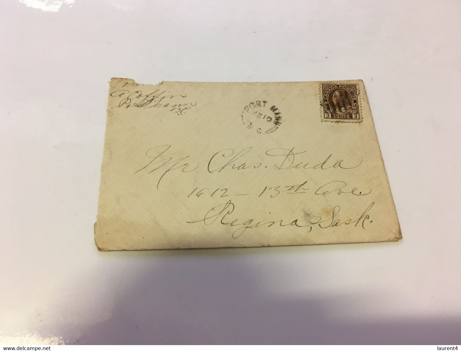 (3 F 38) Very Old Letter Posted From Canada - - Brieven En Documenten