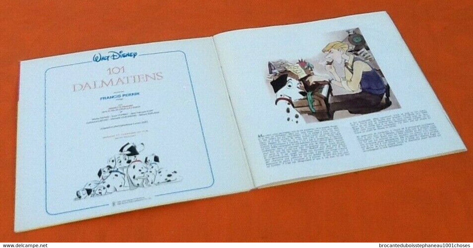 Album Vinyle 33 Tours  Walt Disney (1980)  101 Dalmatiens  Raconté Par Francis Perrin - Bambini