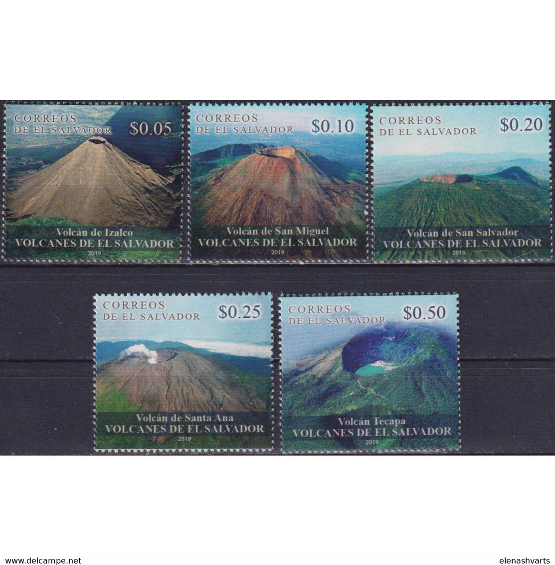 &#128681; Discount - Salvador 2019 Volcanoes Of El Salvador  (MNH)  - The Mountains, Volcanoes - El Salvador