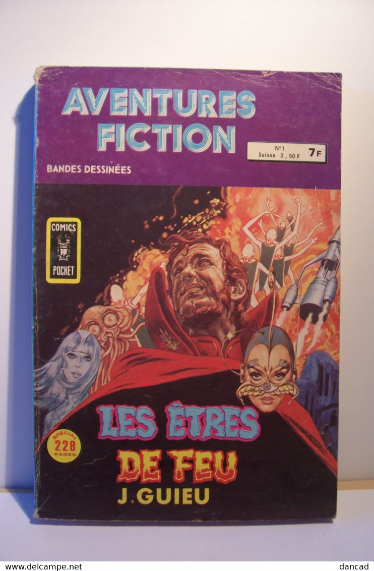 LIVRE  -  AVENTURES  FICTION   - N°1 -  Les Etres De Feu  - ( 1981 ) - Aventures Fiction