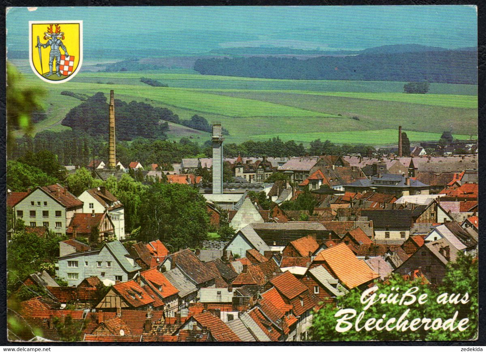 F5838 - Bleicherode - Bild Und Heimat Reichenbach Qualitätskarte - Mit Gerauchsspuren - Bleicherode